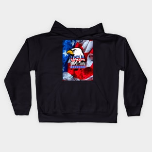 usa independence day flag Kids Hoodie